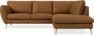 Madison - 2-sits soffa med divan höger - Brun