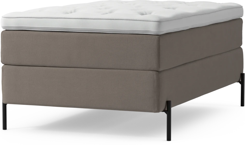 Delux Exclusive - Kontinentalsäng, enkelsäng 120 cm med bäddmadrass och sängben