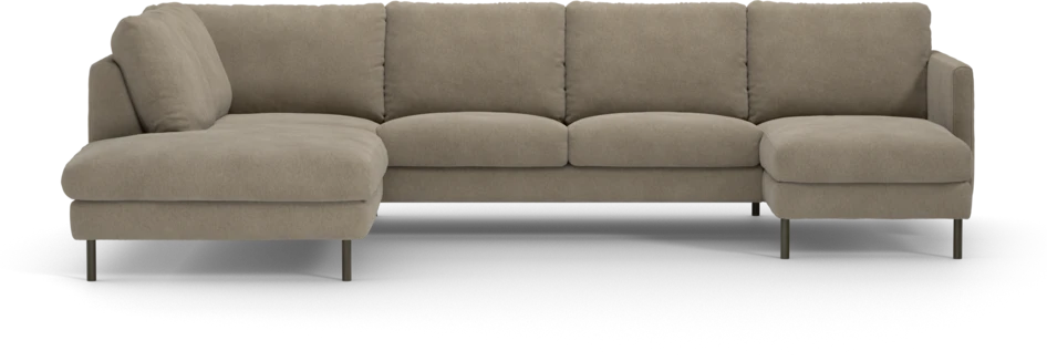 Madison Lux - 2-sits soffa med divan vänster och schäslong höger - Beige