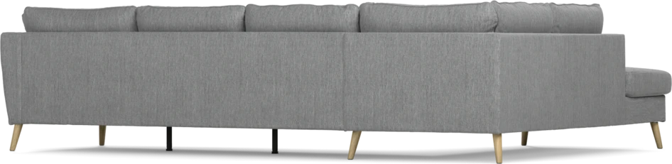 County - 3-sits soffa med divan vänster - Grå