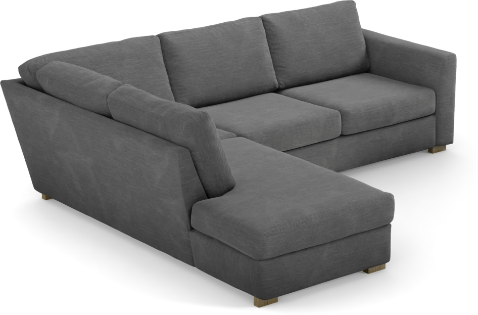 Friday - 2,5-sits soffa med divan vänster - Grå