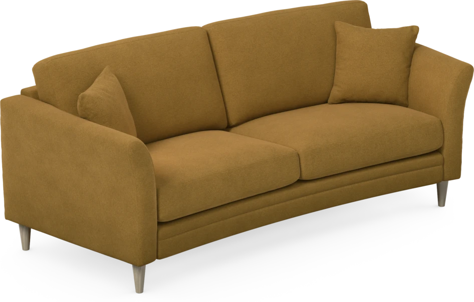 Eden - 2,5-sits soffa svängd - Gul