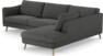 Madison Lux - 3-sits soffa med divan höger - Grå