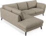 Madison - 2-sits soffa med divan vänster - Beige