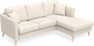 Eden - 2-sits soffa med schäslong - Beige