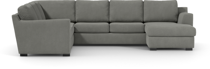 Friday - Hörnsoffa, 2+3-sits med schäslong höger - Grå