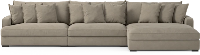 Rossi, 4-sits soffa med schäslong XL höger