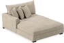 Rossi - Schäslong XL vänster - Beige