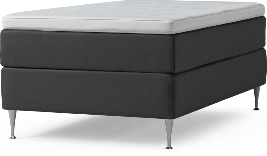 Delux Dream - Kontinentalsäng, enkelsäng 120 cm med bäddmadrass och sängben