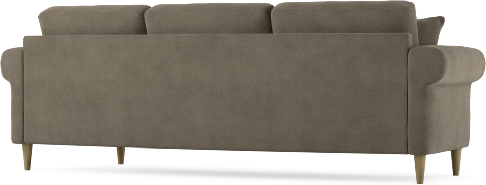 Eden - 3-sits soffa svängd - Beige