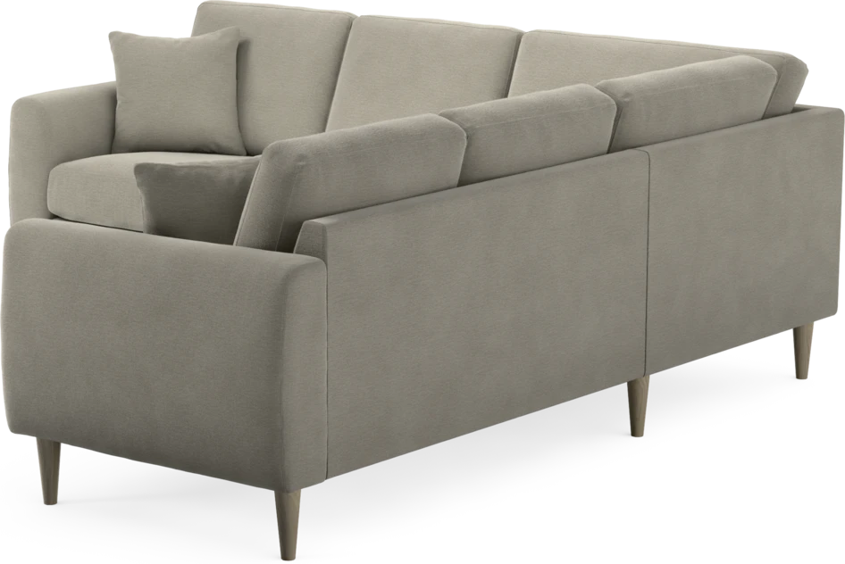 Eden - Hörnsoffa, 2+2-sits - Brun