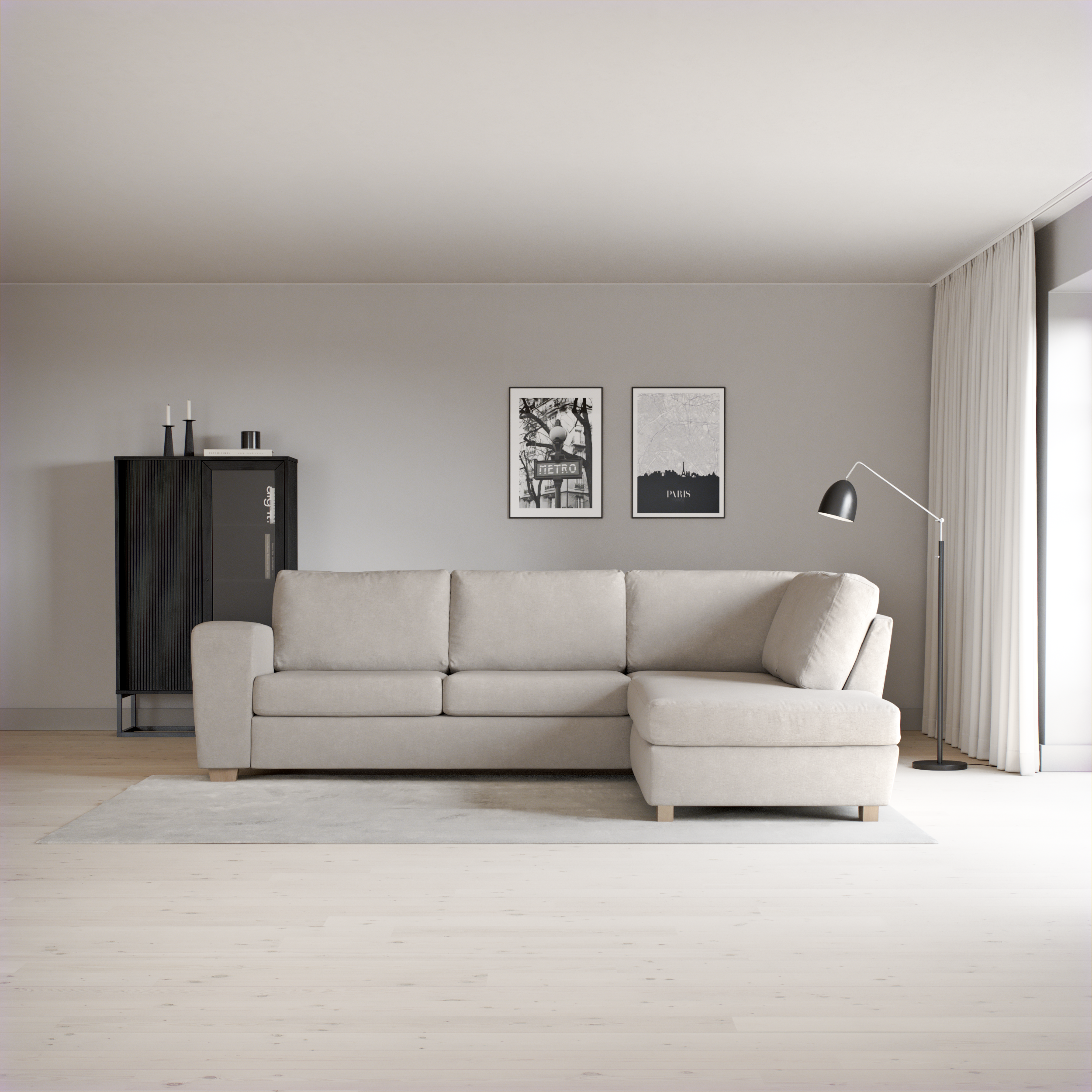 Friday - 2,5-sits soffa med divan höger - inspiration