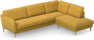 Bridge - 3-sits soffa med divan höger - Gul