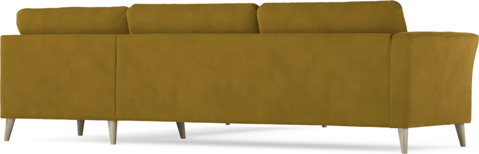 Bridge - Hörnsoffa, 3+3-sits - Gul