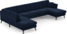 Eden - 3-sits soffa med divan vänster och schäslong höger - Blå