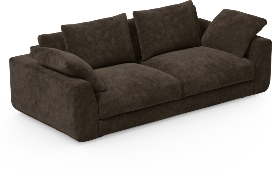 Amie - 3-sits soffa - Brun
