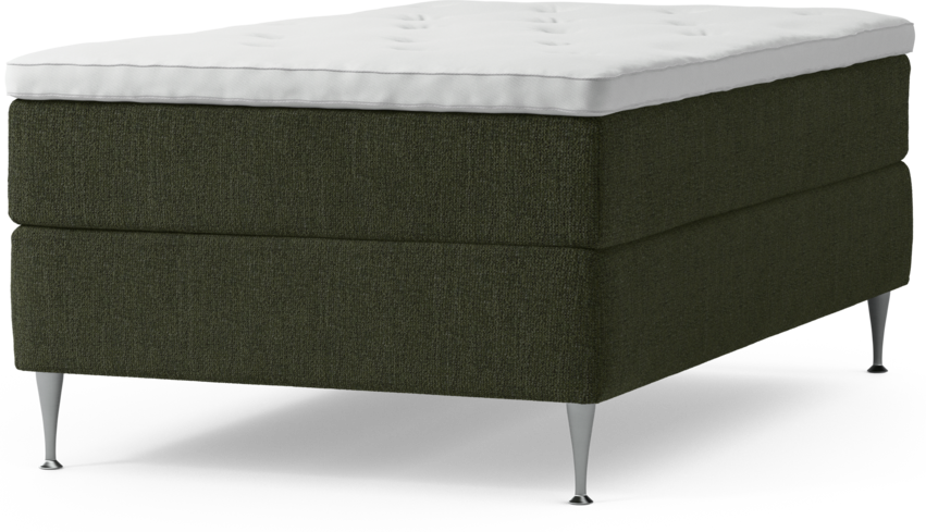 Delux Dream - Kontinentalsäng, enkelsäng 120 cm med bäddmadrass och sängben