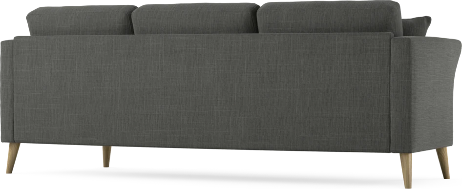 Eden - 3-sits soffa svängd - Grå
